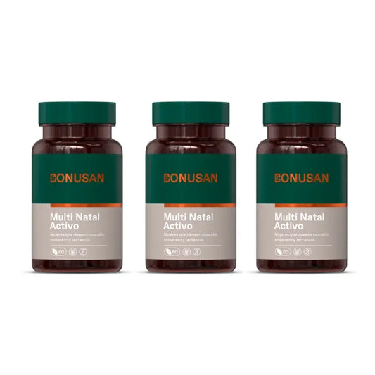 Bonusan Multi Natal Activo Pack 3 x 60 tabletas
