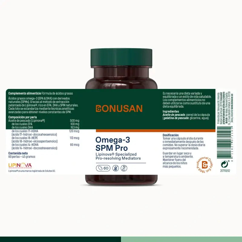 Bonusan Omega-3 Spm Pro, 60 perlas