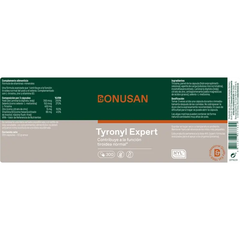 Bonusan Tyronyl Expert, 300 cápsulas