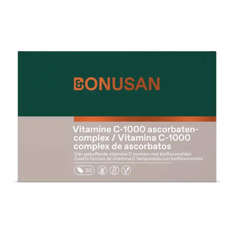 Bonusan Vitamina C-1000 Complex De Ascorbatos , 30 comprimidos