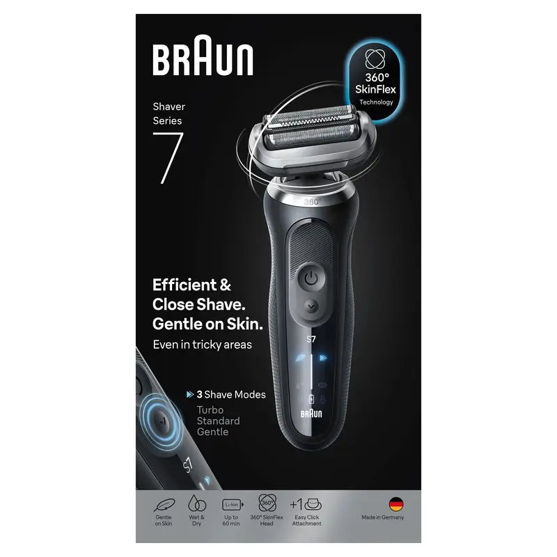 Braun Series 6 61-B1200S Afeitadora Eléctrica Sensoflex Con Recortadora De Precisión