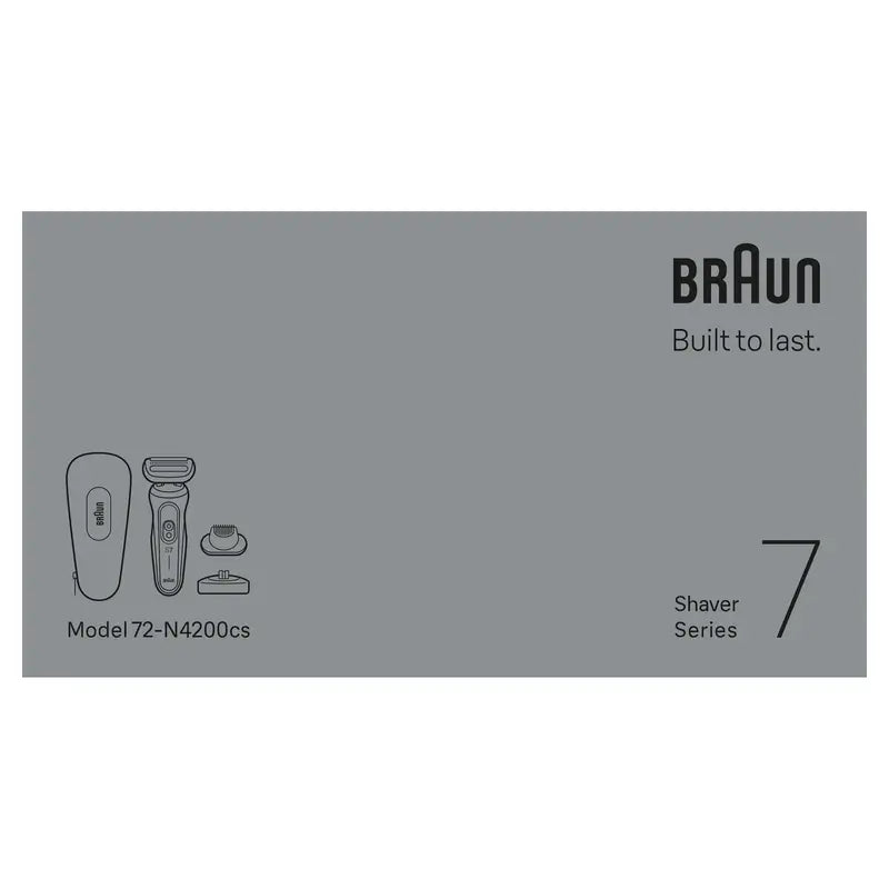 Braun Series 6 61-B1200S Afeitadora Eléctrica Sensoflex Con Recortadora De Precisión