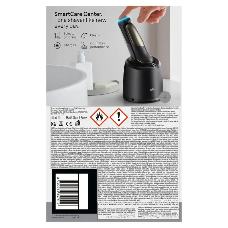 Braun Series 7 71-N1200S Afeitadora Eléctrica 360° Flex Con Recortadora De Precisión