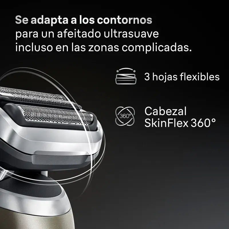 Braun Series 7 71-N1200S Afeitadora Eléctrica 360° Flex Con Recortadora De Precisión