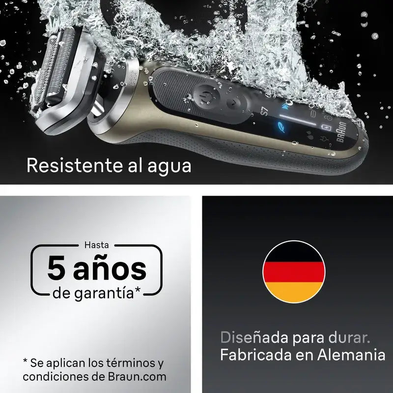 Braun Series 7 71-N1200S Afeitadora Eléctrica 360° Flex Con Recortadora De Precisión