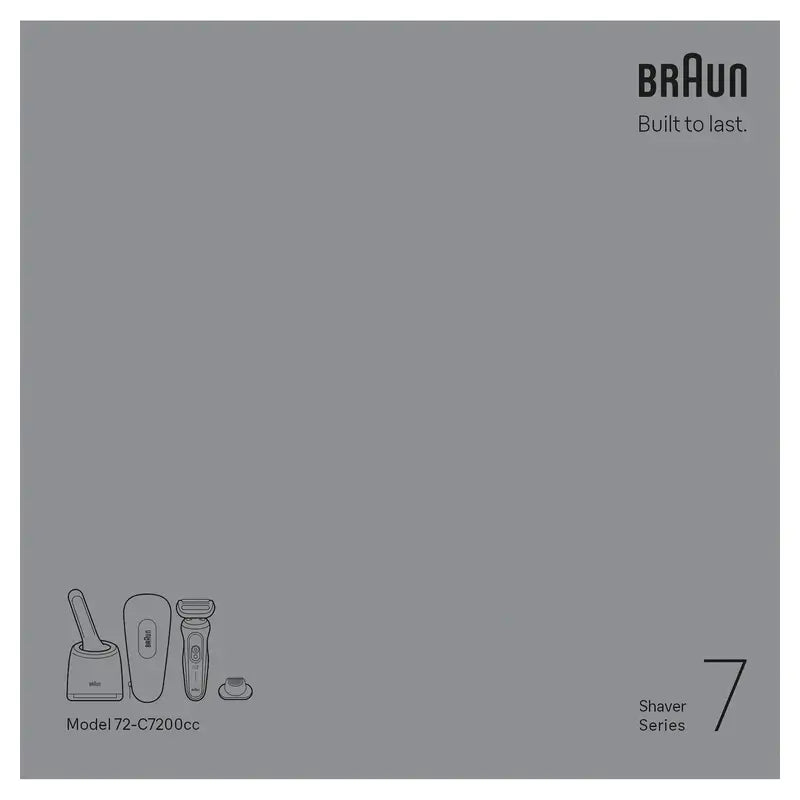 Braun Series 7 71-N1200S Afeitadora Eléctrica 360° Flex Con Recortadora De Precisión