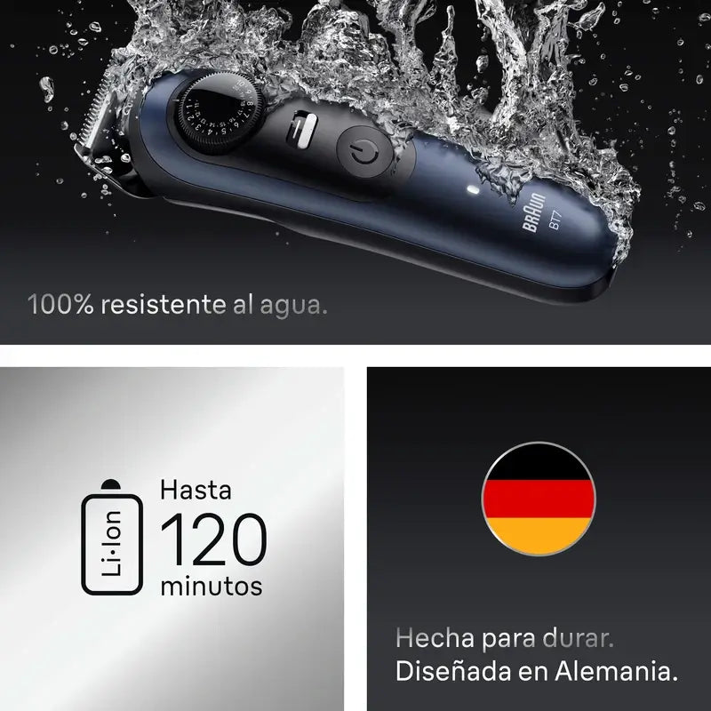 Braun Series 7 Recortadora Barba 40 Longitudes Bt7520