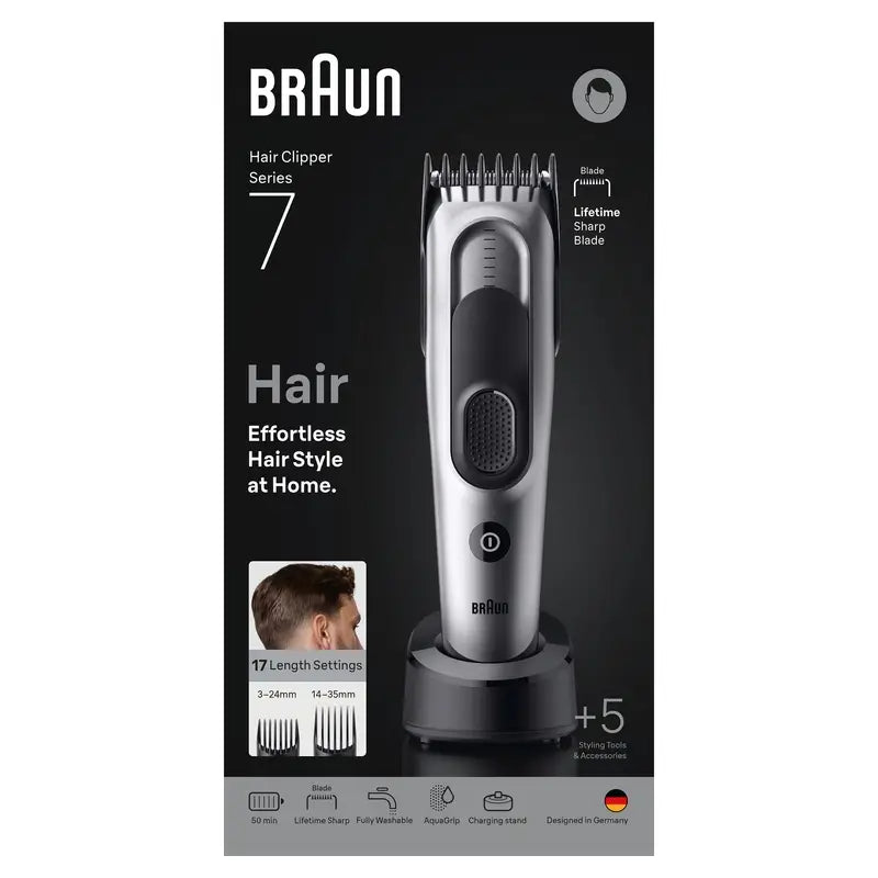 Braun Series 7 Cortapelos 17 Longitudes +5 Accesorios