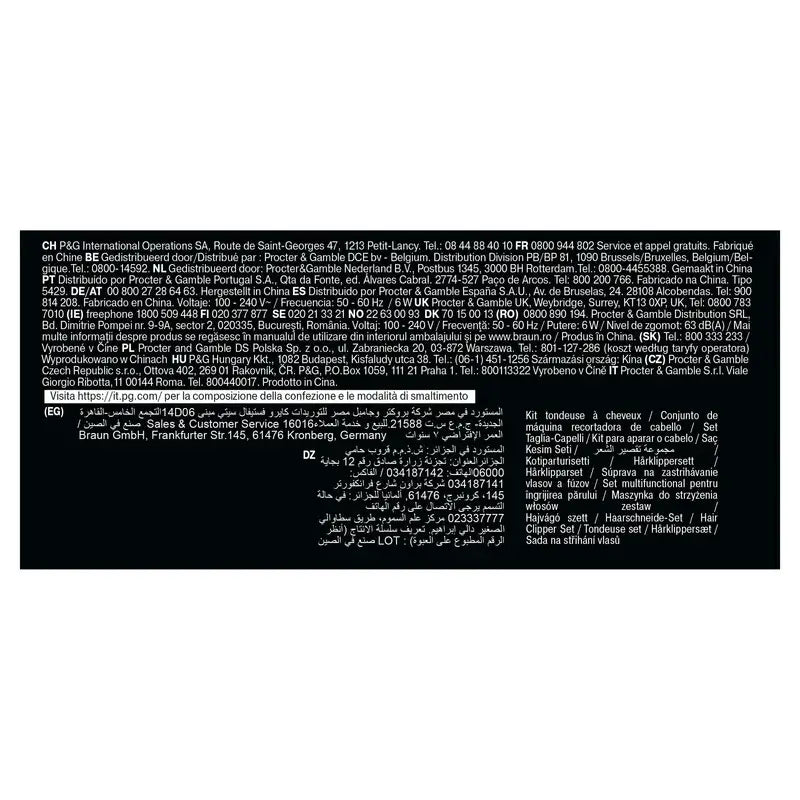 Braun Series 7 Cortapelos 17 Longitudes +5 Accesorios