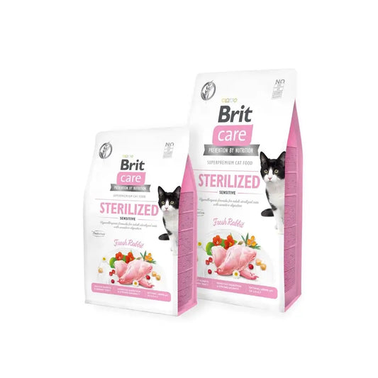 Brit Care Cat Grain Free Sterilized Sensitive 400 gramos