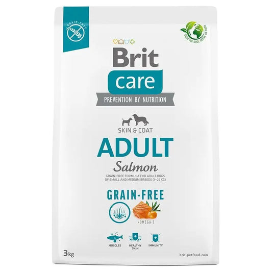 Brit Care Dog Adult Grain Free Salmon 3Kg para Perros