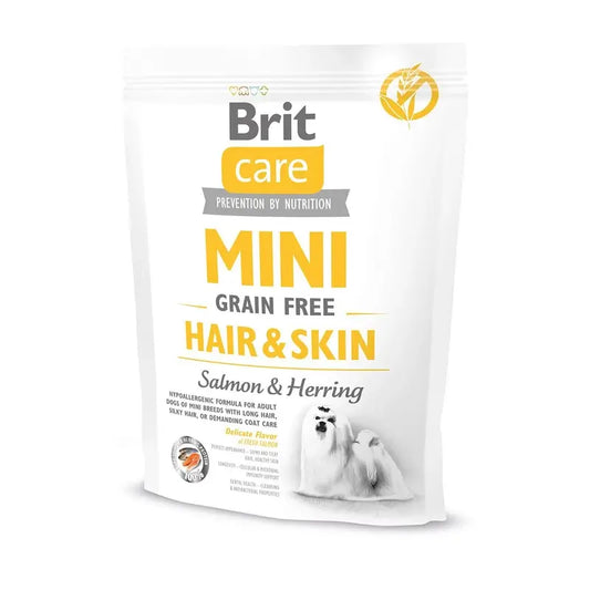 Brit Care Dog Mini Grain Free Hair Skin 400 gramos