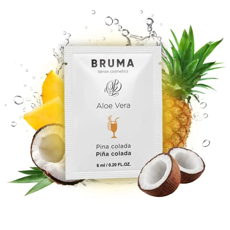 Bruma Gel Deslizante Con Aloe Vera Sabor A Piña Colada , 6 ml