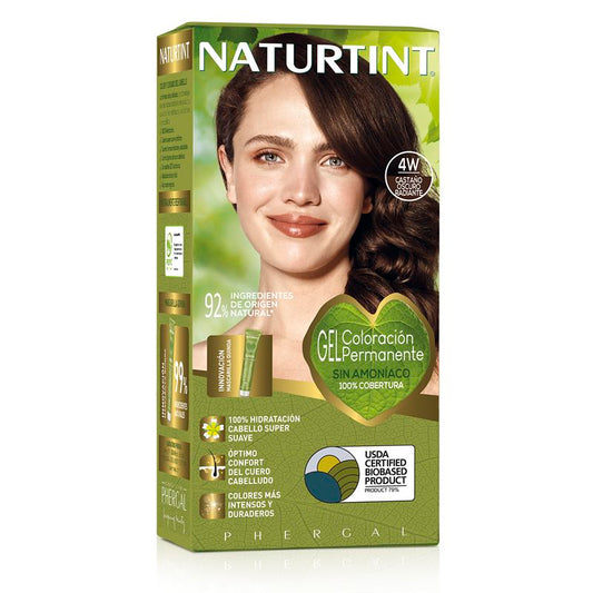 Naturtint Tinte Biobased 4W - Castaño Oscuro Radiante