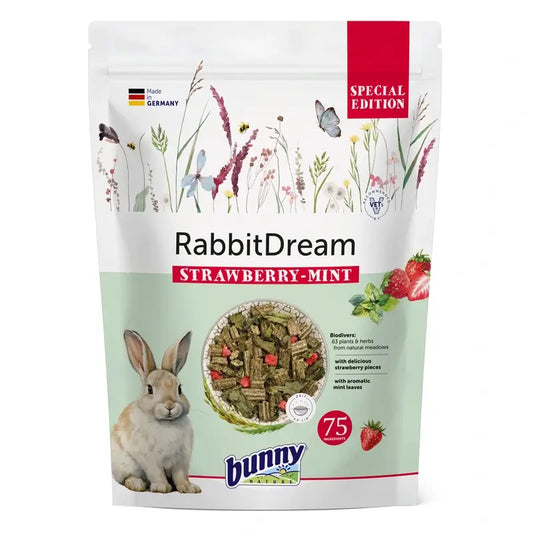 Bunny Alimento Sueño Conejo Ed. Especial Fresa-Menta 1,5Kg