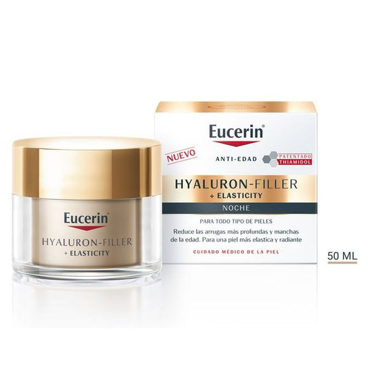 Eucerin Hyaluron Filler + Elasticity Crema de Noche con Ácido Hialurónico 50 ml