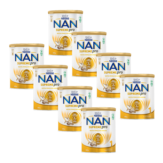 Pack 8 X Nestle Nan Supreme 1 Leche En Polvo 800 gr
