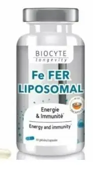 Biocyte Fe Fer Liposomal 30 Cápsulas , 30 capsulas