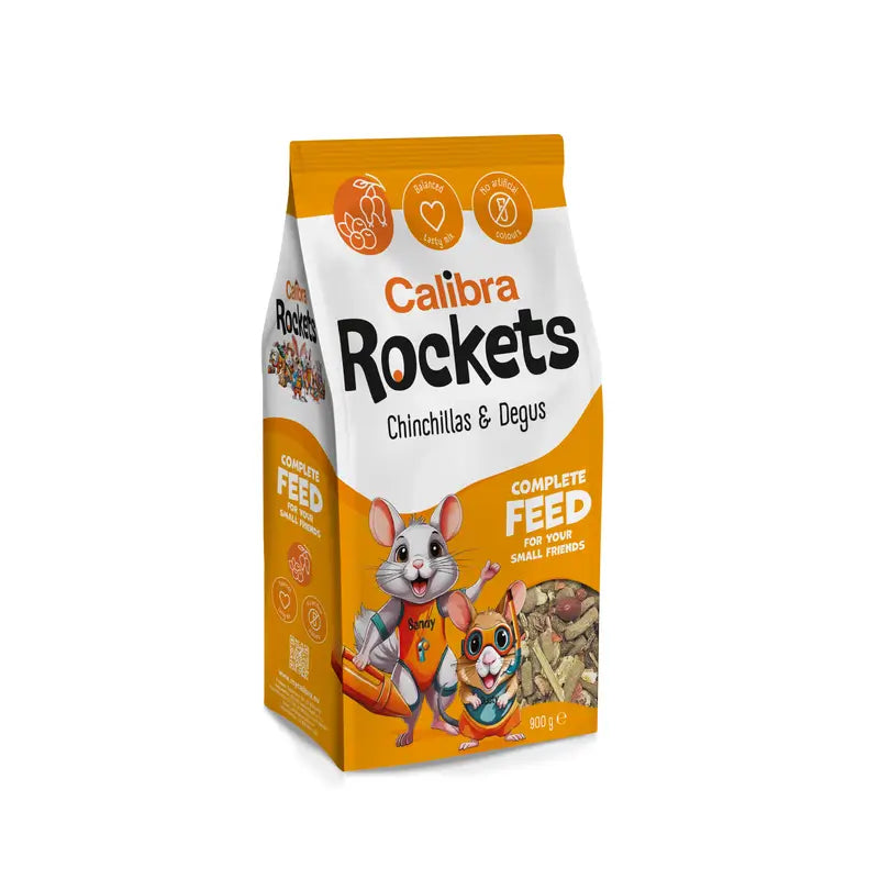 Calibra Rockets Chinchillas Y Degus 900G