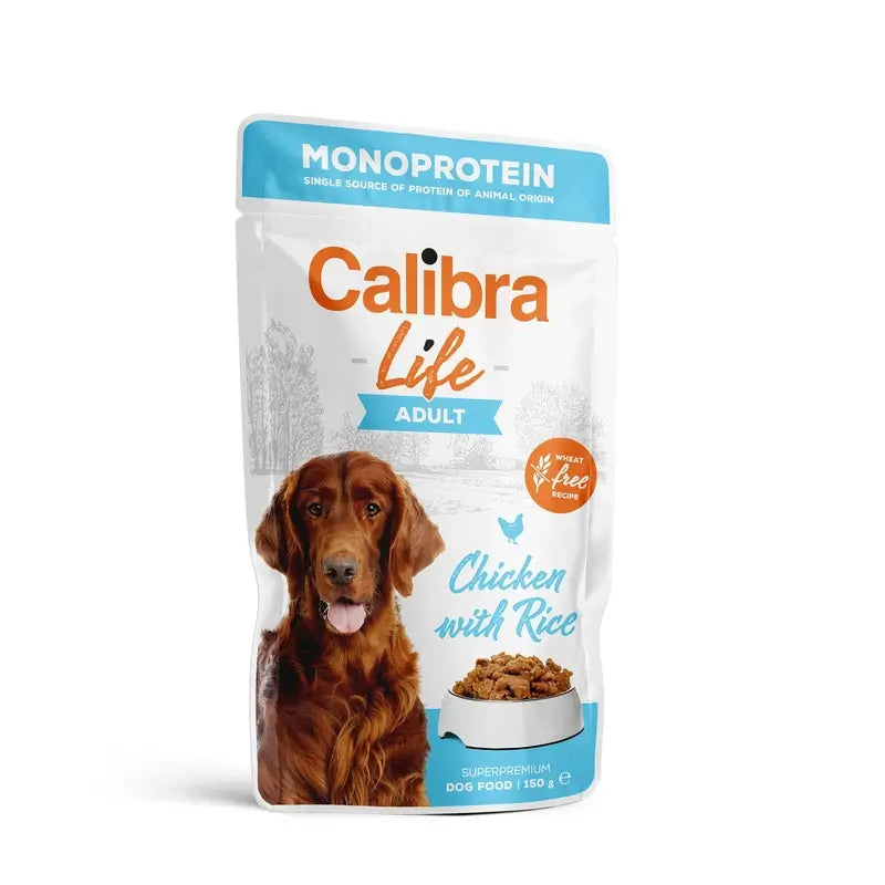Calibra Dog Life Pouch Adult Chicken, 10x150 gr