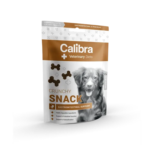 Calibra Vet Diet Dog Crunchy Snack Gastrointestinal Pienso 120G