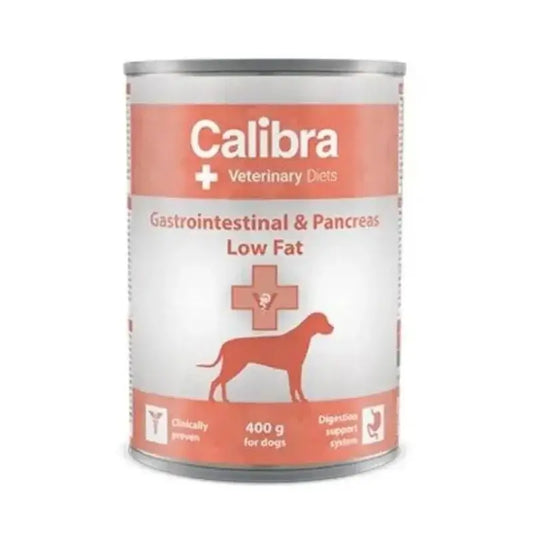 Calibra Vet Diet Dog Gastrointestinal Low Fat Comida Húmeda 6X400Gr