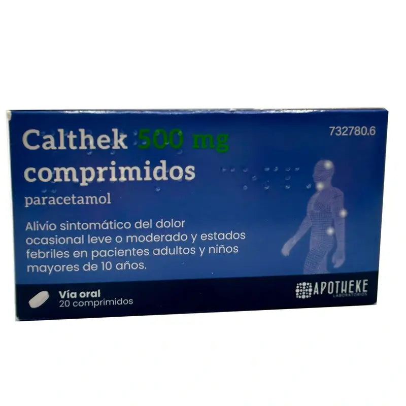 Calthek 500 Mg, 20 comprimidos