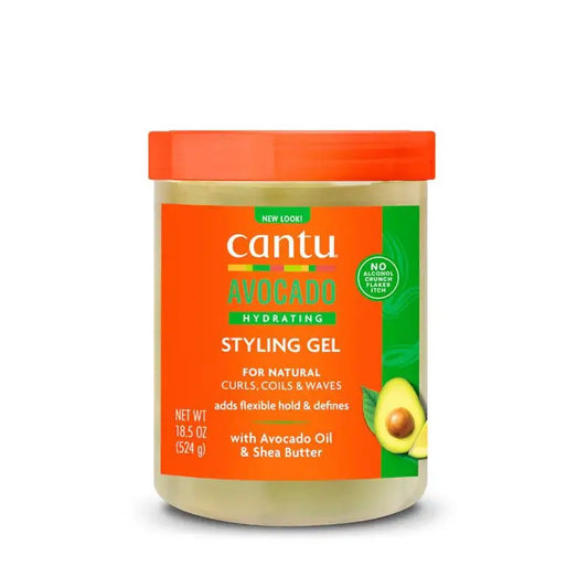 Cantu Avocado Hydrating Gel 524 Gr (Sin Alcohol)