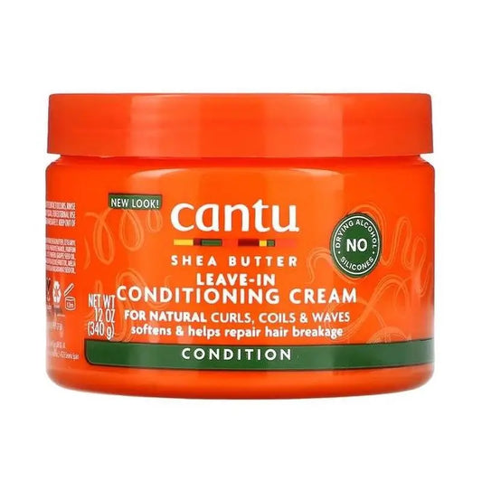 Cantu Shea Butter Natural Hair Leave In Acondicionador Cream 340G