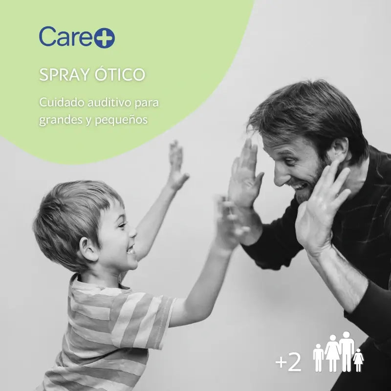 Care+ Spray Limpiador De Oidos Para Adultos Y Niños +2 Años , 15 ml