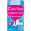 Carefree Cotton Flexiform Salvaslip Absorbencia Nomal Sin Fragancia, 30 Unidades