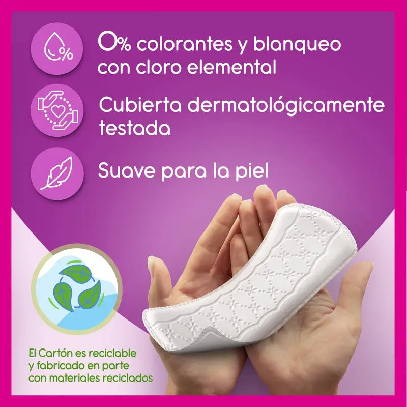 Carefree Plus Large Fragancia Fresca 20Uds