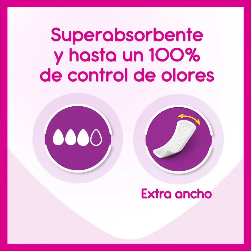 Carefree Plus Large Fragancia Ligera 20Uds