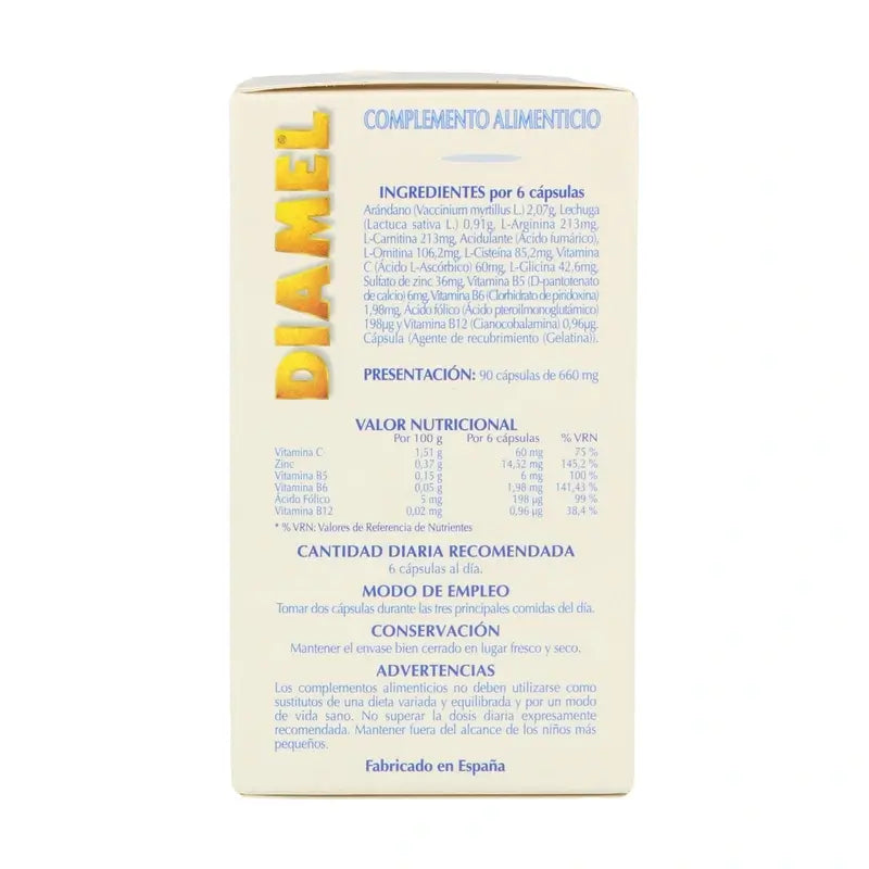 Catalysis Diamel 660 Mg , 90 cápsulas