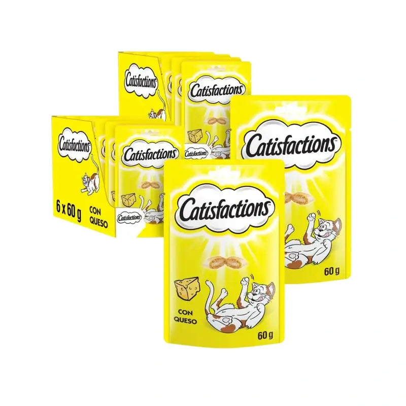 Catisfaction Queso, Pack De 2, 6X60Gr