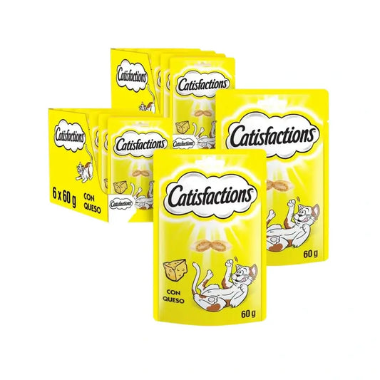 Catisfaction Queso, Pack De 2, 6X60Gr