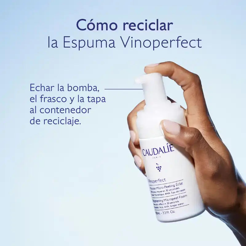Caudalie Espuma Micropeeling Luminosidad Con Ácido Manélico (Aha) , 100 ml