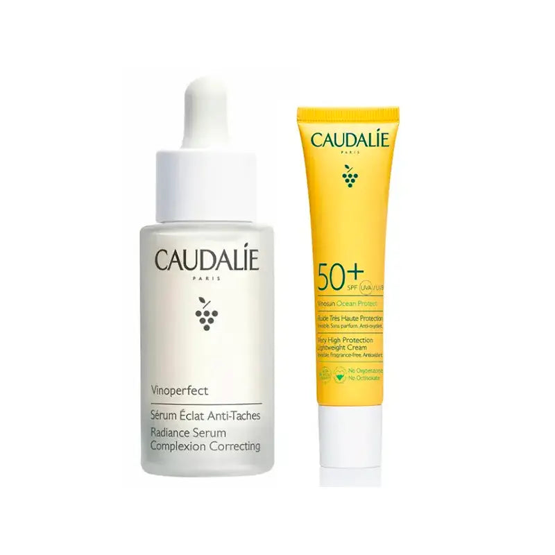 Caudalie Vinoperfect + Vinosun: Rutina Antimanchas y Solar, 30 ml + 40 ml