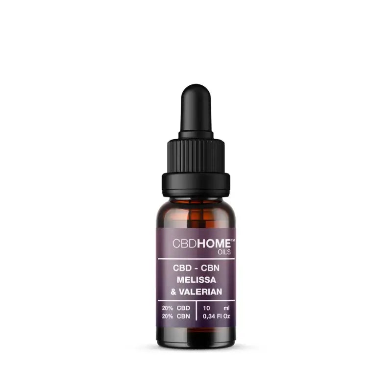 CBD HOME Aceite De Cbd + Cbn + Melisa + Valeriana, 10 ml