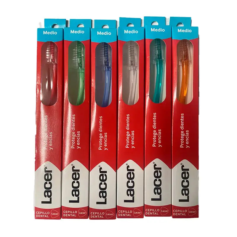 Lacer Cepillo Dental Technic Medio Color Aleatorio