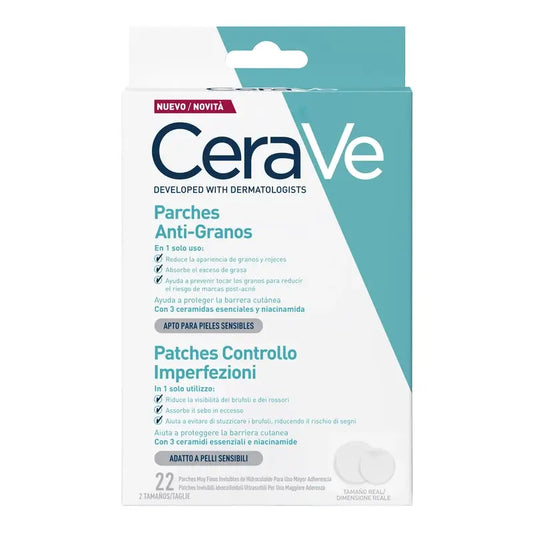 Cerave Acne Parches Anti Granos , 22 uds