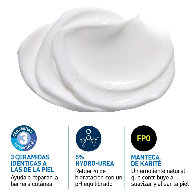 Cerave Crema Hidratante Intensiva 5% de Hydro-Urea, 340 gr