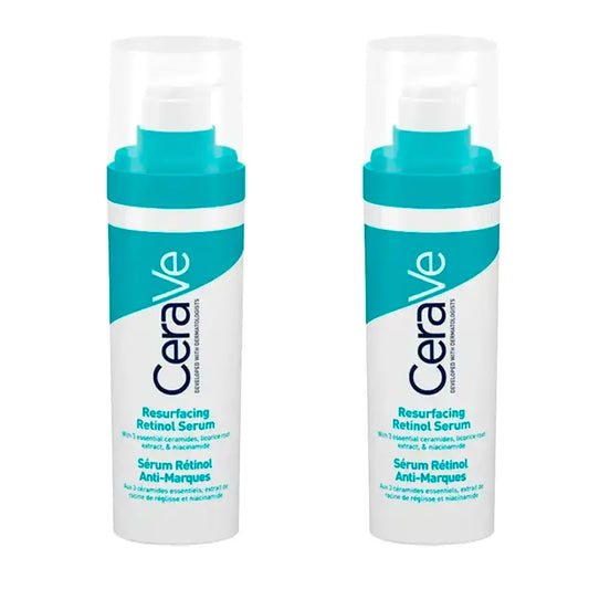 CeraVe Duplo Sérum Retinol Imperfecciones Anti-Marcas, 2X30 Ml