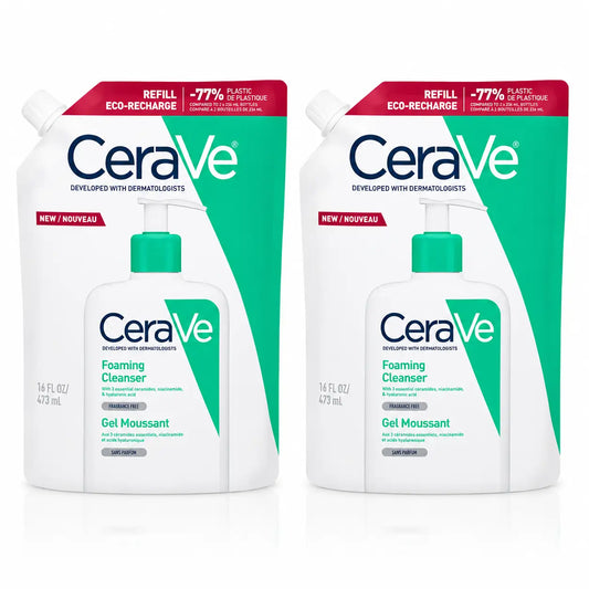 Cerave Pack Cerave Recarga Gel Limpiador Espumoso , 473 Ml, x2
