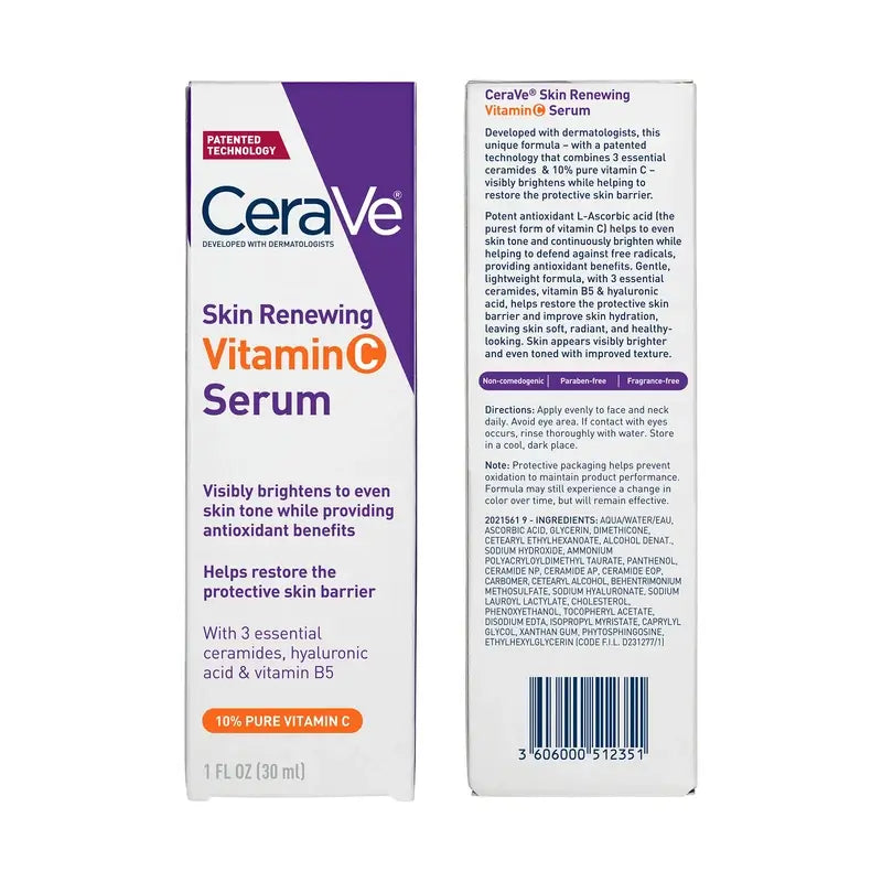 Cerave Skin Renewing Sérum Con Vitamina C , 30 ml