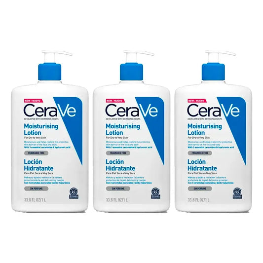 CeraVe Triplo Loción Hidratante, 3X1L