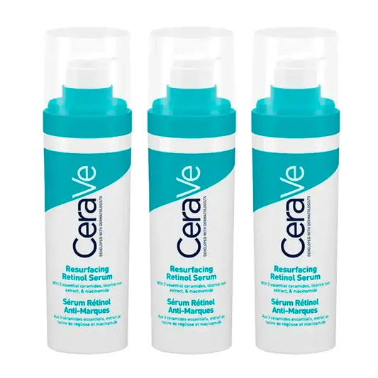 CeraVe Triplo Sérum Retinol Imperfecciones Anti-Marcas, 3X30 Ml