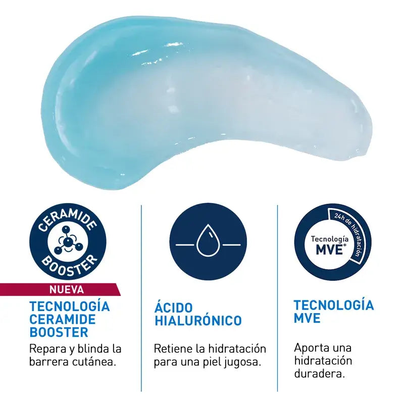 Cerave Water Gel Hidratante Ácido Hialurónico, 48 gr