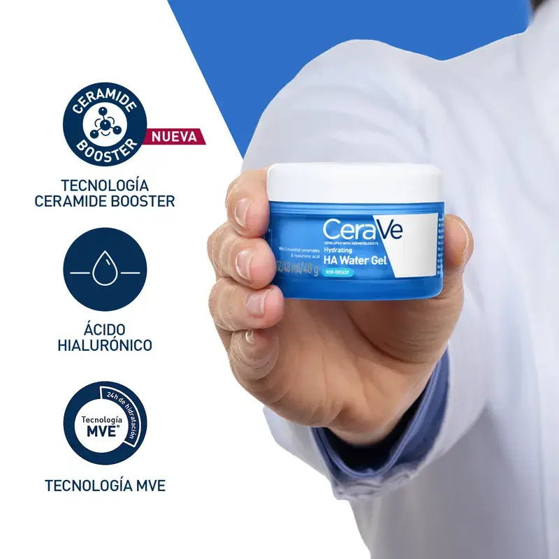 Cerave Water Gel Hidratante Ácido Hialurónico, 48 gr