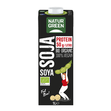 Naturgreeen Bebida De Soja Protein Bio, 1L